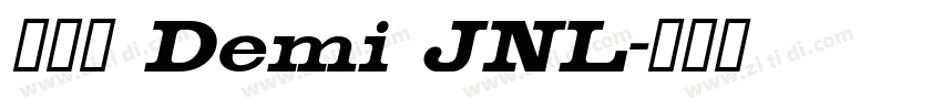 触控笔 Demi JNL字体转换